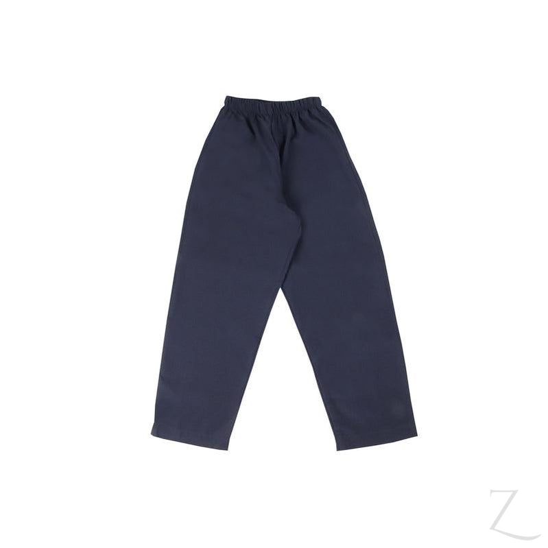 TROUSER GIRLS NAVY WITH ELASTIC CA – Handelshuis