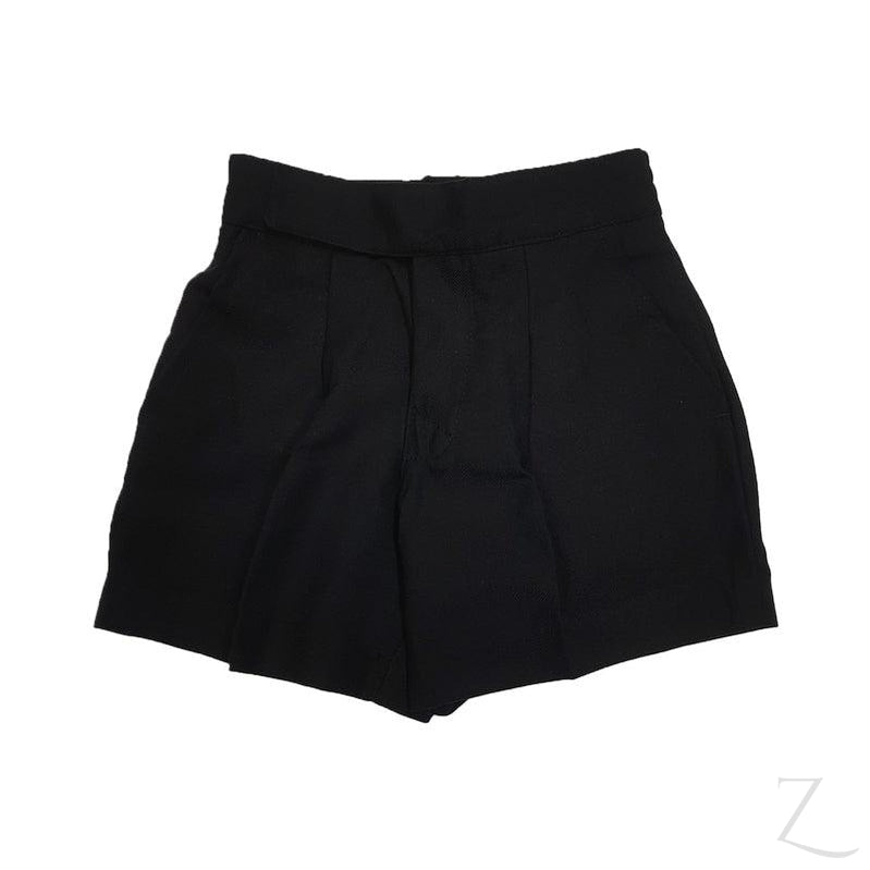 Girls black hot sale school shorts