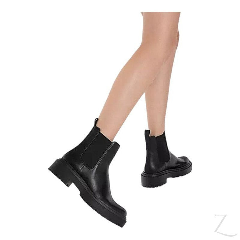 Buy-Ladies Chunky Ankle Boots | Track Outsole | "SIA"-Online-in South Africa-on Zalemart
