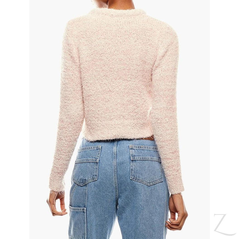 Buy-Ladies Cropped Woolly Sweater | Textured | "Ria"-Online-in South Africa-on Zalemart