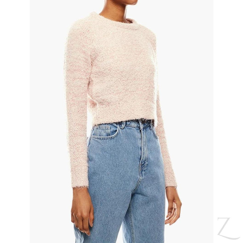 Buy-Ladies Cropped Woolly Sweater | Textured | "Ria"-Online-in South Africa-on Zalemart