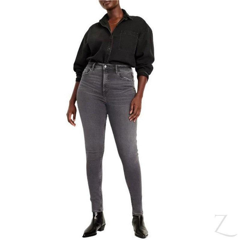 Buy-Ladies Extra High Rise Super Skinny Super Stretchy Strong Denim Jeans | Plain | "Samina"-Online-in South Africa-on Zalemart