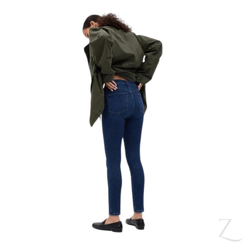 Buy-Ladies Extra High Waist Super Strong Stretchy Skinny Denim Jeans | Plain | "Bobo"-Online-in South Africa-on Zalemart