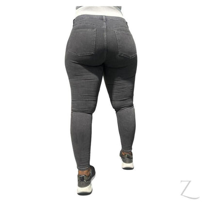 Buy-Ladies High Rise Super Skinny Strong Stretchy Denim Jeans | Plain | "Futhi"-Online-in South Africa-on Zalemart