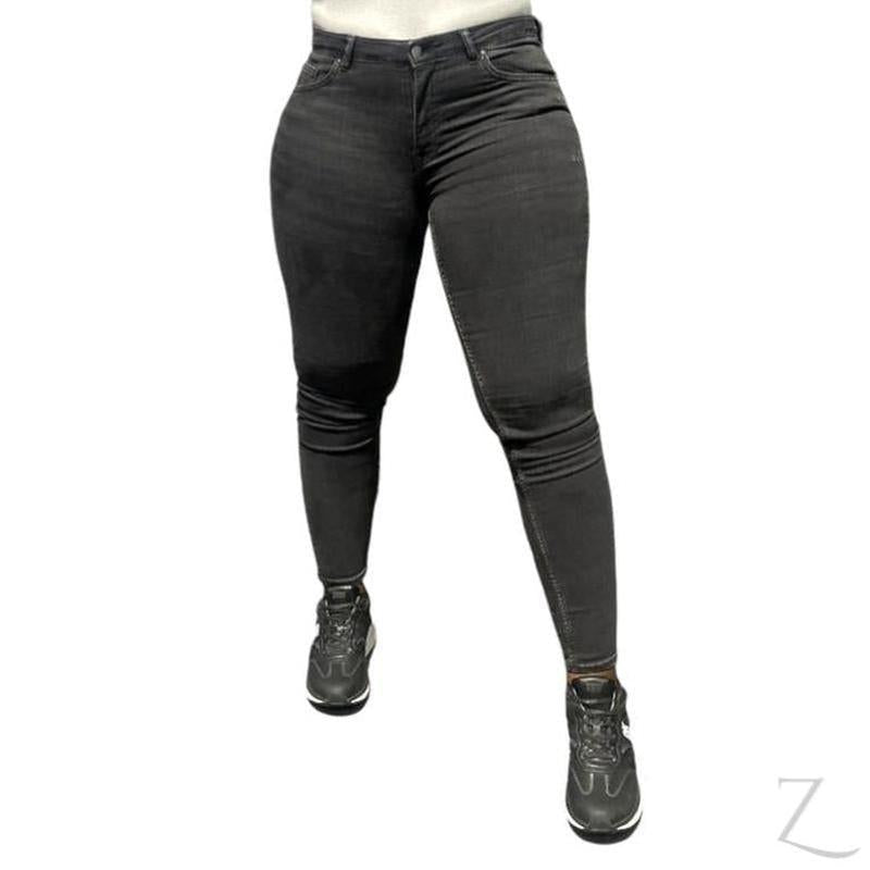 Buy-Ladies High Rise Super Skinny Strong Stretchy Denim Jeans | Plain | "Futhi"-Online-in South Africa-on Zalemart