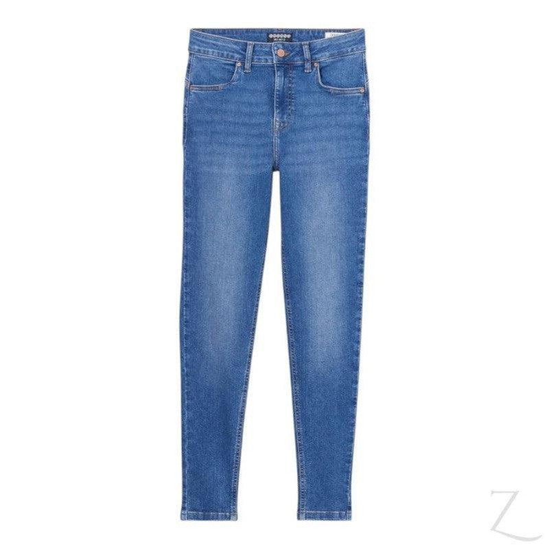 Buy-Ladies High Rise Super Skinny Super Strong Stretchy Denim Jeans | Plain | "Kawu"-Online-in South Africa-on Zalemart