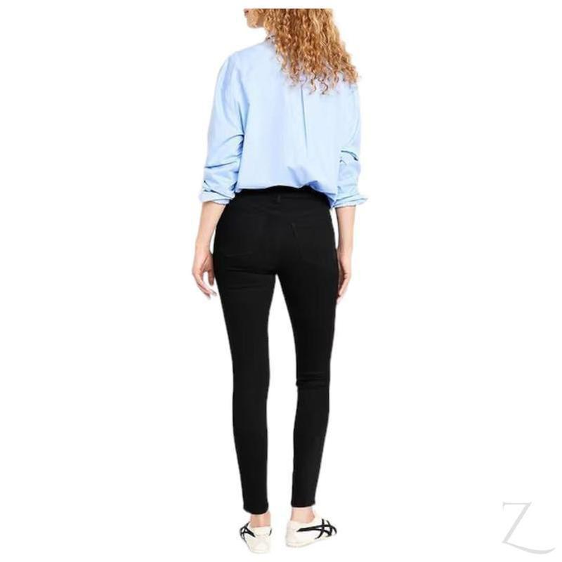 Buy-Ladies High Rise Super Skinny Super Strong Stretchy Denim Jeans | Plain | "Samina"-Online-in South Africa-on Zalemart