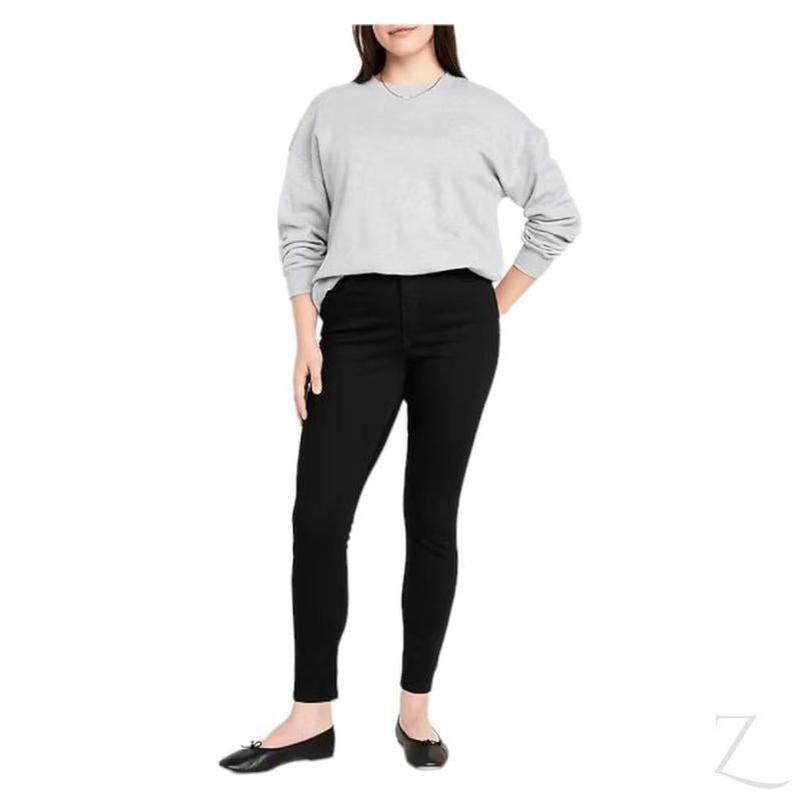 Buy-Ladies High Rise Super Skinny Super Strong Stretchy Denim Jeans | Plain | "Samina"-Online-in South Africa-on Zalemart