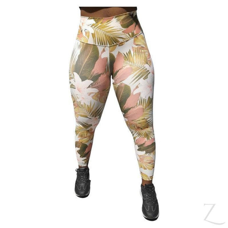 Ladies High Rise Super Stretchy Leggings Printed Samina Zalemart