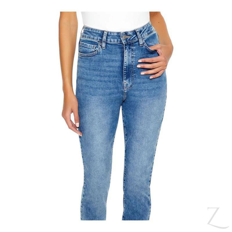 Buy-Ladies High Rise Super Stretchy Super Skinny Strong Denim Jeans | Plain | "Fele"-Online-in South Africa-on Zalemart