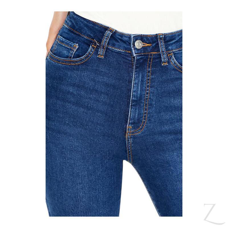 Buy-Ladies High Rise Super Stretchy Super Skinny Strong Denim Jeans | Plain | "Fele"-Online-in South Africa-on Zalemart