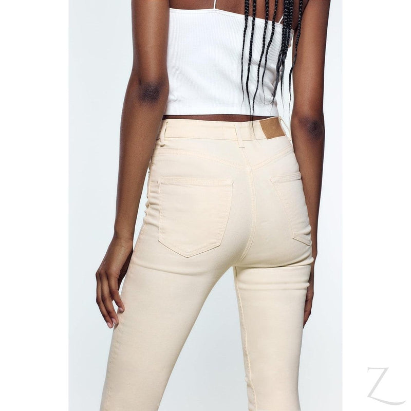 Buy-Ladies High Rise Super Stretchy Super Skinny Strong Denim Jeans | Plain | "Zia"-Online-in South Africa-on Zalemart