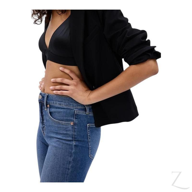 Buy-Ladies High Rise Super Strong Stretchy Skinny Denim Jeans | Plain | "Bobo"-Online-in South Africa-on Zalemart