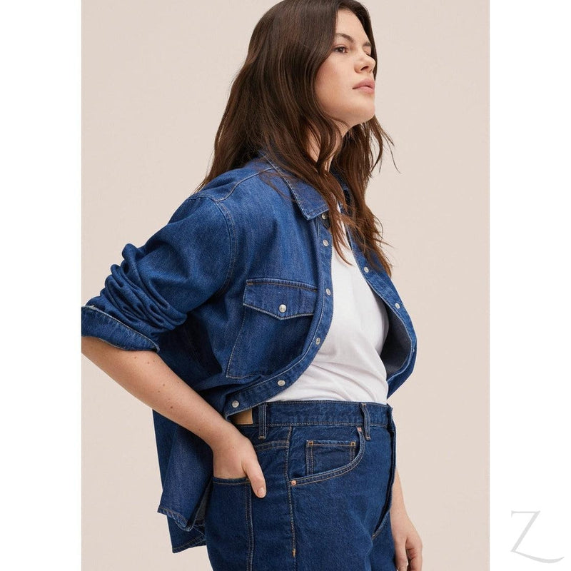 Buy-Ladies High Rise Super Strong Wide Leg Denim Jeans | Frayed Hem | "Sithelo"-Online-in South Africa-on Zalemart