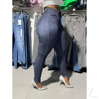 Buy-Ladies High Waist Super Skinny Super Stretchy Super Strong Denim Jeans | Plain | "Ibhuku"-Online-in South Africa-on Zalemart