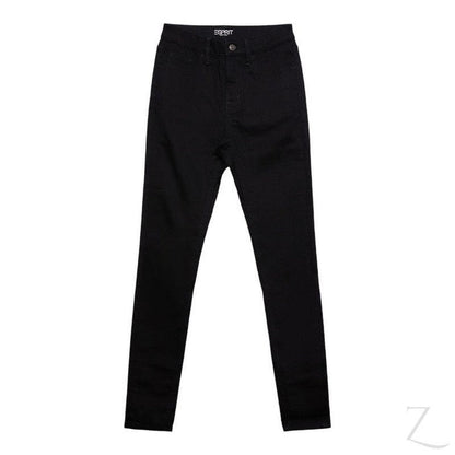 Buy-Ladies High Waist Super Stretchy Strong Skinny Denim Jeans | Plain | "Roo"-Online-in South Africa-on Zalemart