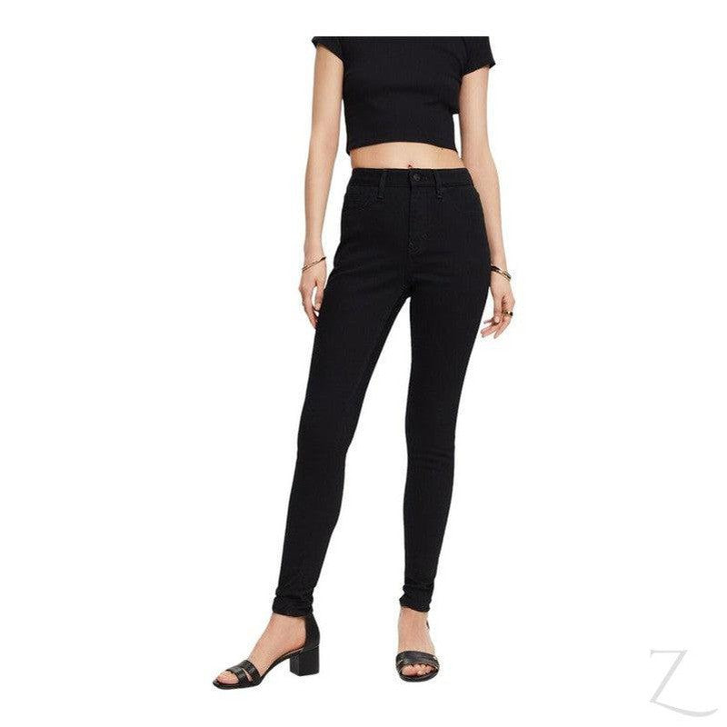 Buy-Ladies High Waist Super Stretchy Strong Skinny Denim Jeans | Plain | "Roo"-Online-in South Africa-on Zalemart