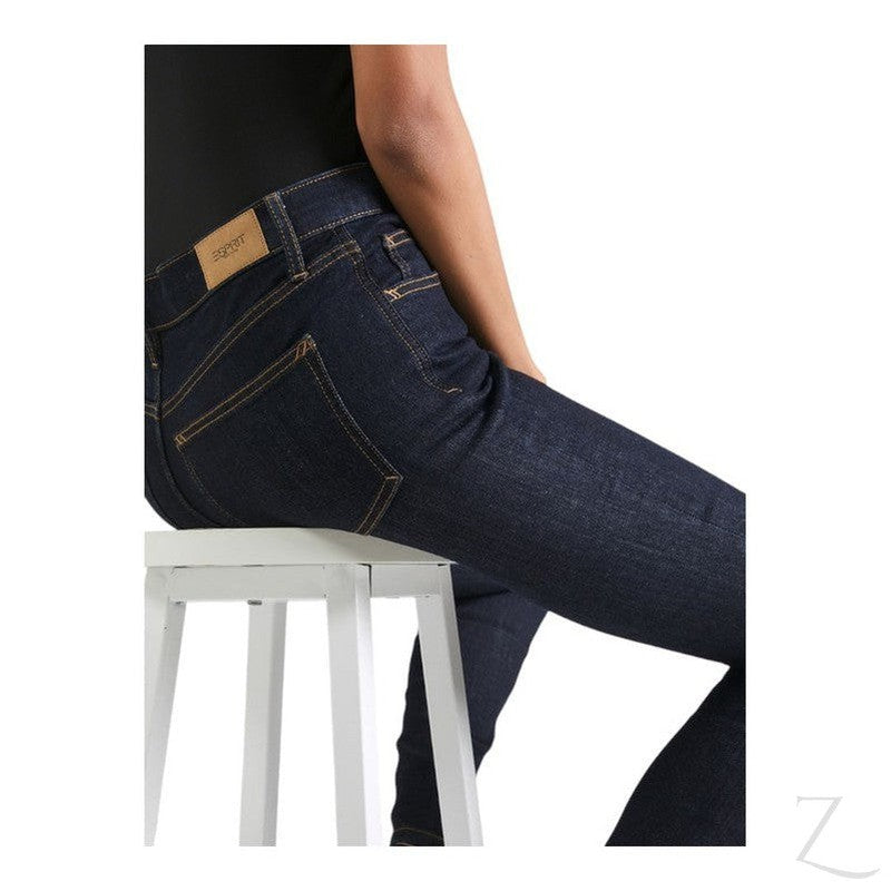 Buy-Ladies High Waist Super Strong Stretchy Skinny Denim Jeans | Plain | "Roo"-Online-in South Africa-on Zalemart