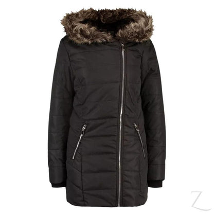 Buy-Ladies Hooded Parka Jacket | Faux Fur Trim | "Moya"-Online-in South Africa-on Zalemart