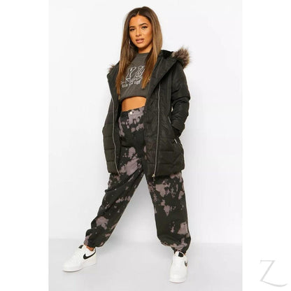 Buy-Ladies Hooded Parka Jacket | Faux Fur Trim | "Moya"-Online-in South Africa-on Zalemart