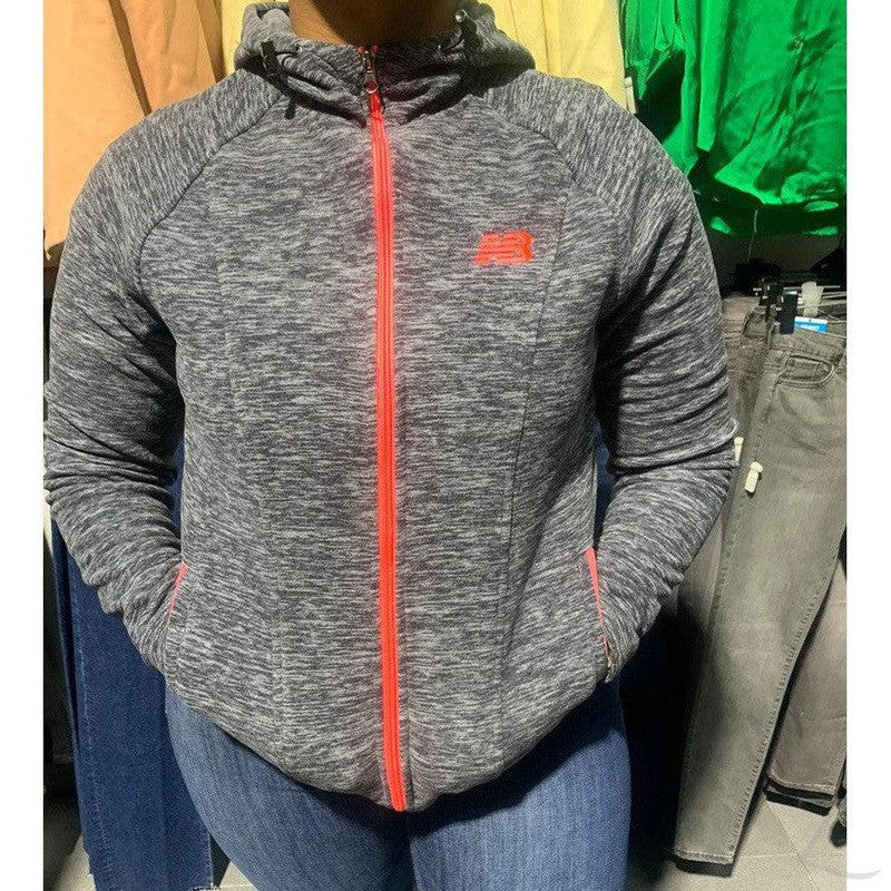 Ladies Long Sleeve Athleisure Jacket, Hooded