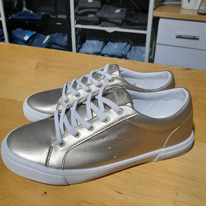 Buy-Ladies Metallic Sneakers | Lace Up | "Dube"-Online-in South Africa-on Zalemart