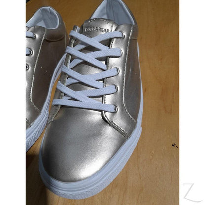 Buy-Ladies Metallic Sneakers | Lace Up | "Dube"-Online-in South Africa-on Zalemart