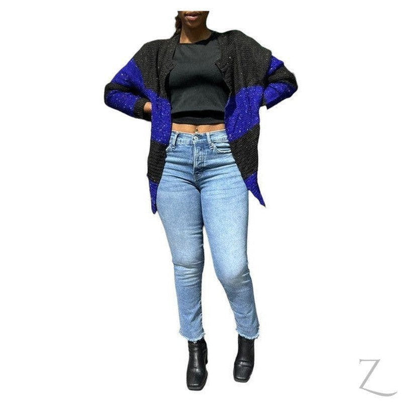 Buy-Ladies Open Front Woolly Cardigan | Long | "Zia"-Online-in South Africa-on Zalemart