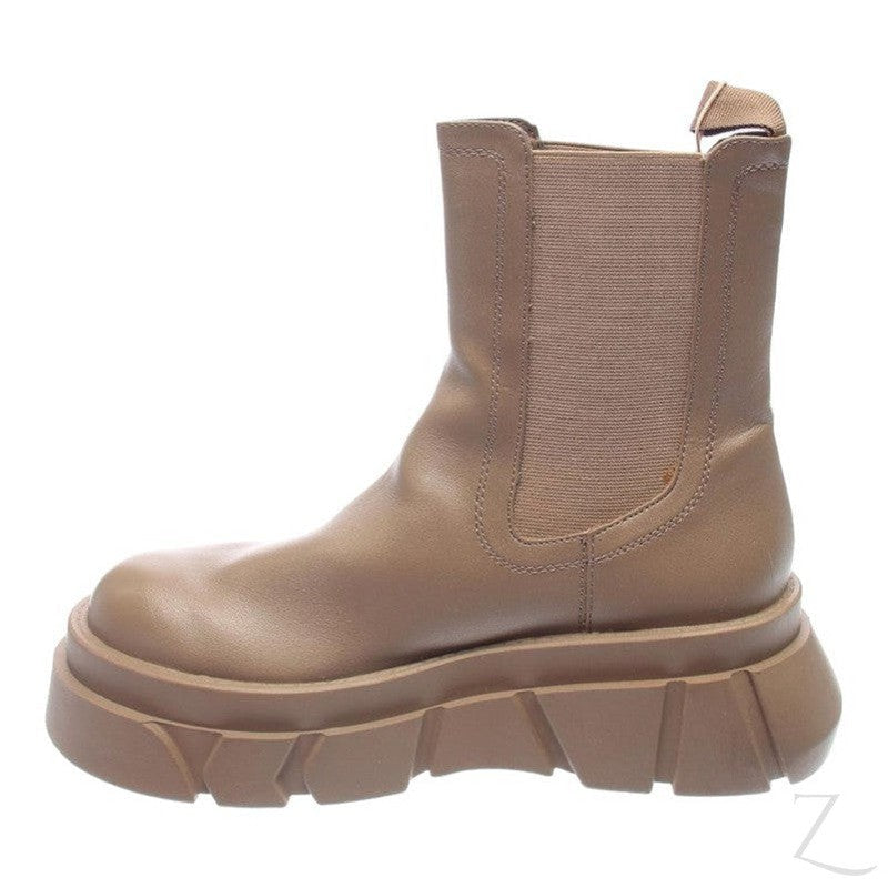 Buy-Ladies Round Toe Chunky Ankle Boots | Slip On | "Dube"-Online-in South Africa-on Zalemart