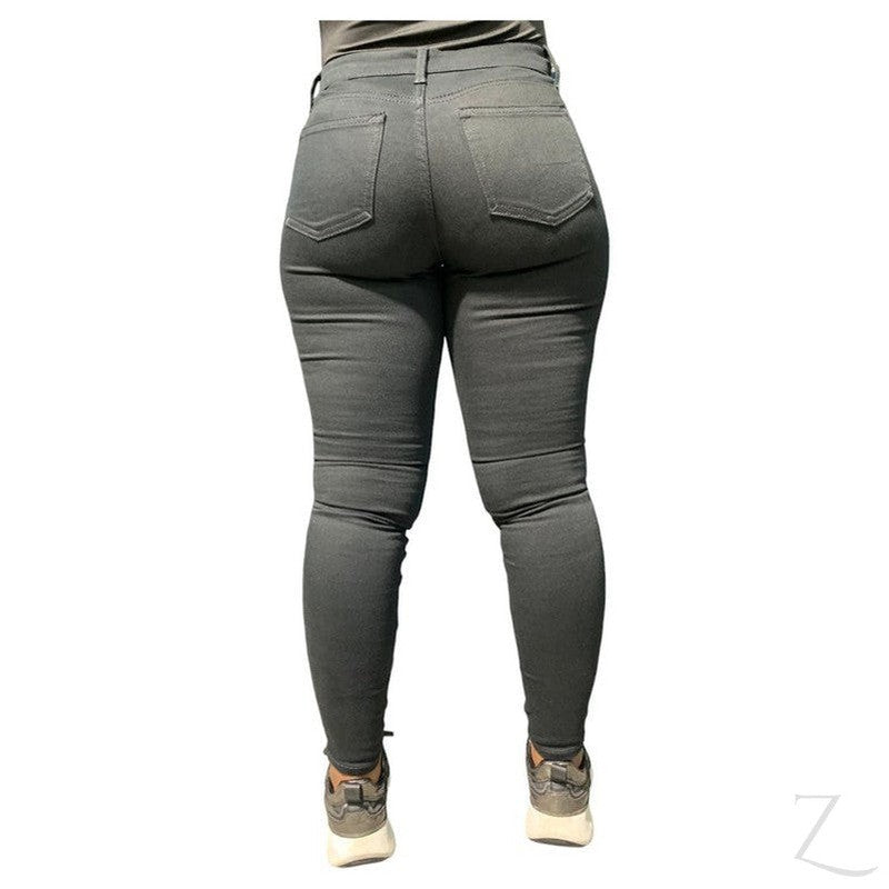 Buy-Ladies Super Stretchy Strong Skinny Denim Jeans | Plain | "Roo"-Online-in South Africa-on Zalemart