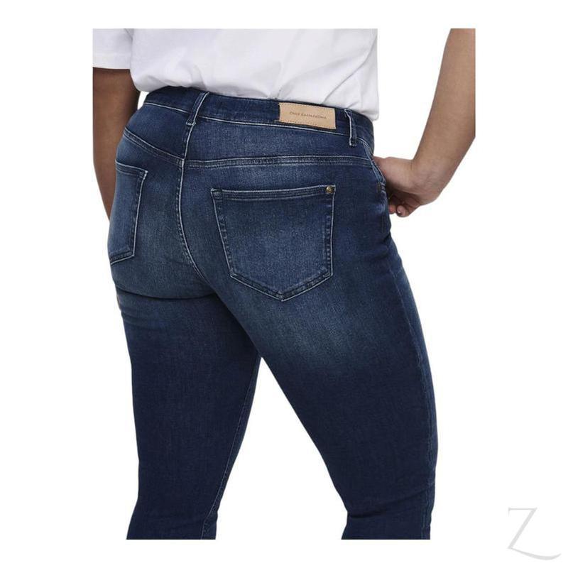 Buy-Ladies Super Stretchy Super Skinny Raw Hem Ripped Denim Jeans | Plus Sizes | "Phela"-Online-in South Africa-on Zalemart