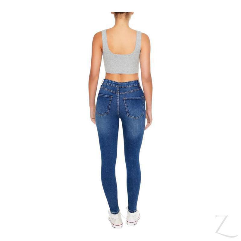 Buy-Ladies Super Stretchy Super Skinny Strong Denim Jeans | Plain | "Fele"-Online-in South Africa-on Zalemart