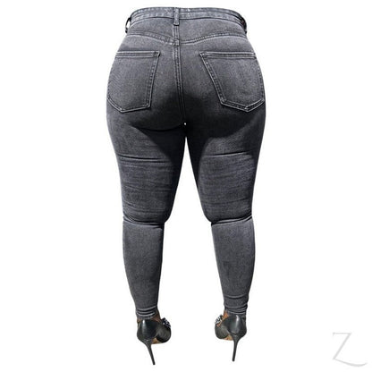 Buy-Ladies Super Stretchy Super Skinny Super Strong Denim Jeans | Plain | "Fele"-Online-in South Africa-on Zalemart