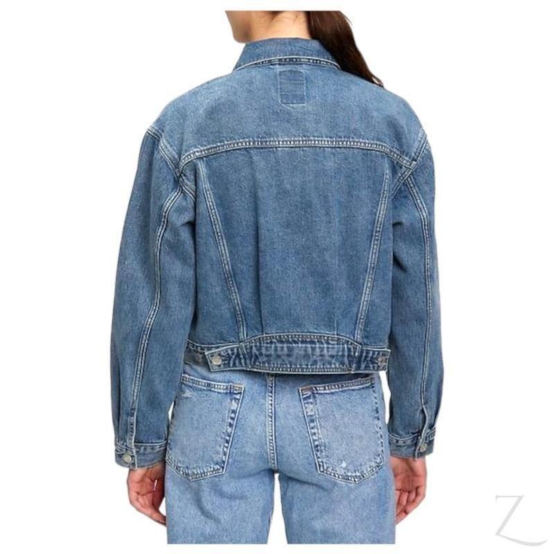 Buy-Ladies Super Strong 90s Fit Icon Denim Jacket | Plain | "Bobo"-Online-in South Africa-on Zalemart