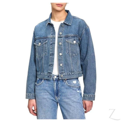 Buy-Ladies Super Strong 90s Fit Icon Denim Jacket | Plain | "Bobo"-Online-in South Africa-on Zalemart