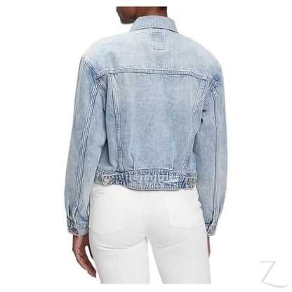 Buy-Ladies Super Strong 90s Fit Icon Denim Jacket | Ripped | "Bobo"-Online-in South Africa-on Zalemart