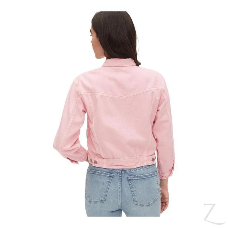 Buy-Ladies Super Strong Crop Icon Denim Jacket | Short | "Bobo"-Online-in South Africa-on Zalemart