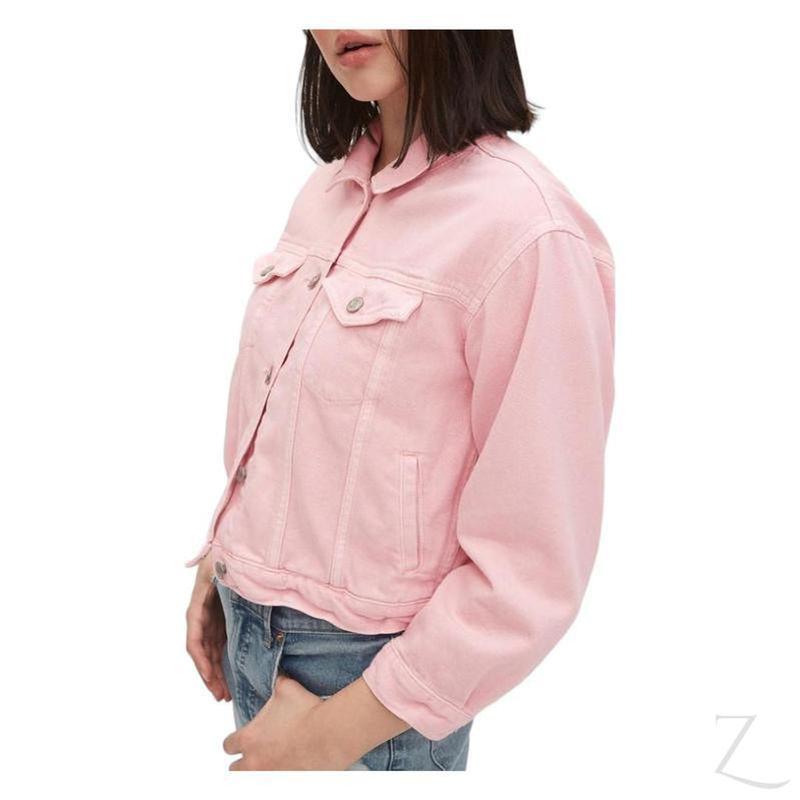 Buy-Ladies Super Strong Crop Icon Denim Jacket | Short | "Bobo"-Online-in South Africa-on Zalemart