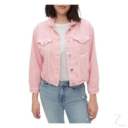 Buy-Ladies Super Strong Crop Icon Denim Jacket | Short | "Bobo"-Pink-XXS-Online-in South Africa-on Zalemart