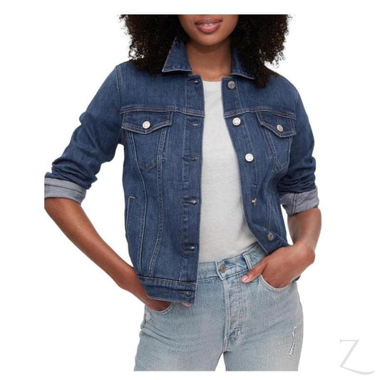 Buy-Ladies Super Strong Icon Denim Jacket | Stretch | "Bobo"-Dark Blue-XXS-Online-in South Africa-on Zalemart