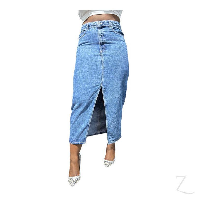 Long denim skirt south africa hotsell