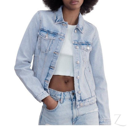 Buy-Ladies Super Strong Short Denim Jacket | Plain | "Zia"-Online-in South Africa-on Zalemart