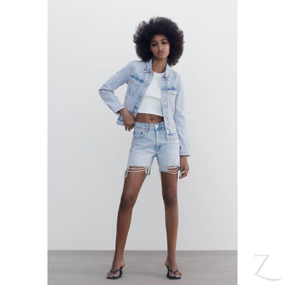 Buy-Ladies Super Strong Short Denim Jacket | Plain | "Zia"-Online-in South Africa-on Zalemart