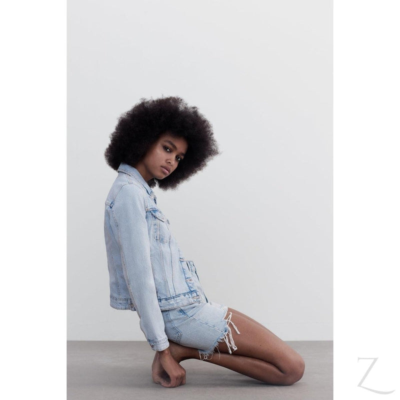 Buy-Ladies Super Strong Short Denim Jacket | Plain | "Zia"-Online-in South Africa-on Zalemart