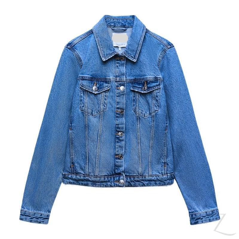 Buy-Ladies Super Strong Short Denim Jacket | Plain | "Zia"-Online-in South Africa-on Zalemart