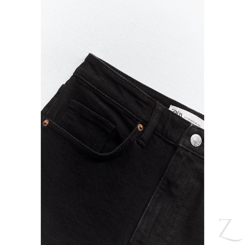 Buy-Ladies Super Strong Slightly Stretchy Flared Denim Jeans | Cropped | "Zia"-Online-in South Africa-on Zalemart