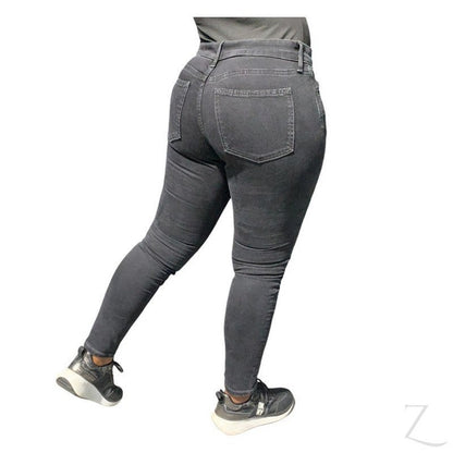 Buy-Ladies Super Strong Slightly Stretchy Skinny Denim Jeans | Plain | "Roo"-Online-in South Africa-on Zalemart