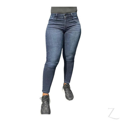 Buy-Ladies Super Strong Slightly Stretchy Skinny Denim Jeans | Plain | "Roo"-Online-in South Africa-on Zalemart