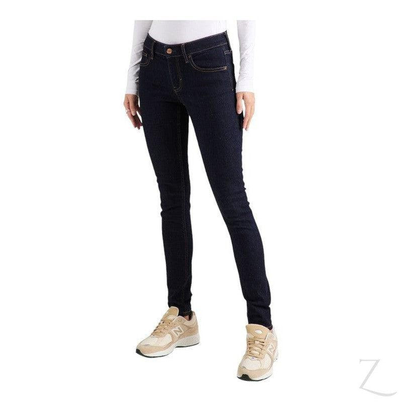 Buy-Ladies Super Strong Slightly Stretchy Skinny Denim Jeans | Plain | "Roo"-Online-in South Africa-on Zalemart