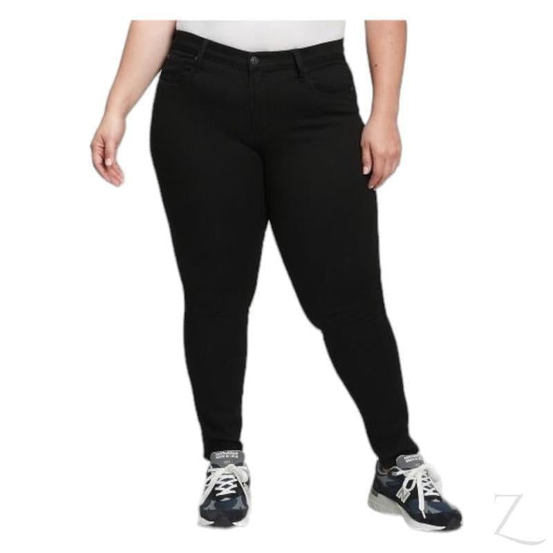 Buy-Ladies Super Strong Stretchy Skinny Denim Jeans | Plain | "Bobo"-Black-24-Regular-Online-in South Africa-on Zalemart